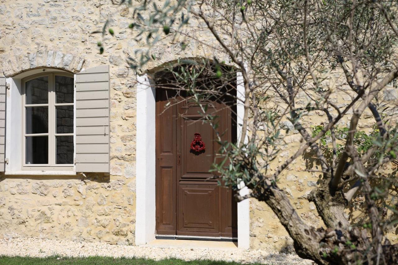 L'Elegante Bastide En Pierre Avec Vue Sur Le Vieux Village De Mougins Dış mekan fotoğraf
