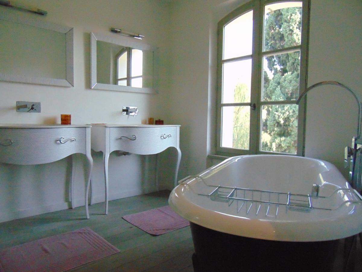 L'Elegante Bastide En Pierre Avec Vue Sur Le Vieux Village De Mougins Dış mekan fotoğraf